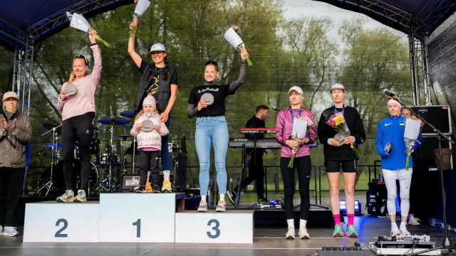 Esmakordselt LHV Maijooksu raames toimunud naiste poolmaratoni võitis Liis-Grete Hussar.