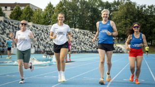 Swedbanki Tallinna maratoniks valmistuvad jooksjad kogusid kiirust staadionitreeningul